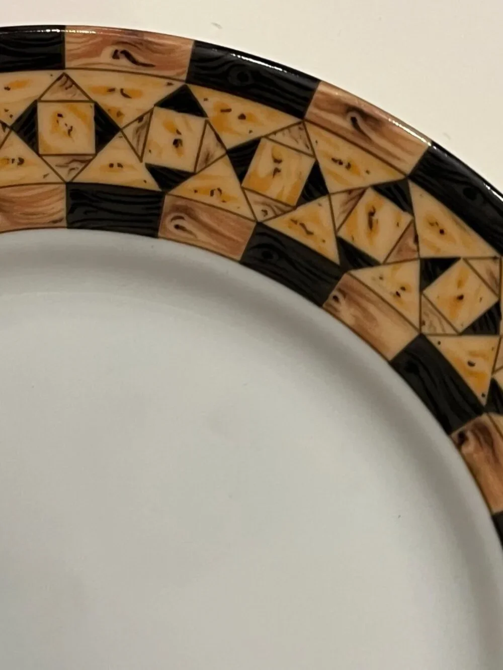 TAITÙ Milano Legno Salad Plates 7.5” Set of 4 - Emilio Bergamin 1987